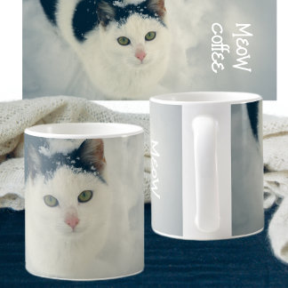 Taza De Café Lanzamiento de gato de nieve
