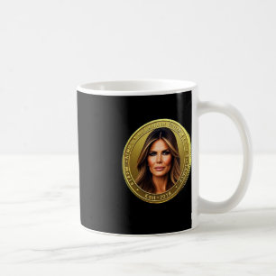 Taza De Café Lanzamiento de moneda de Trump y Melania Meme Coin
