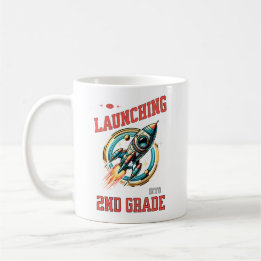 Taza De Café Lanzando al 2do Grado -De vuelta a la escuela