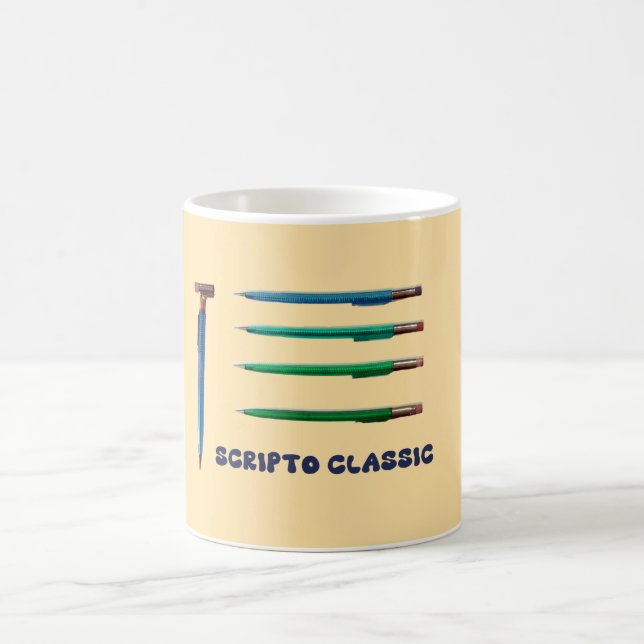 Taza De Café Lápices Mecánicos Clásicos Scripto (Centro)