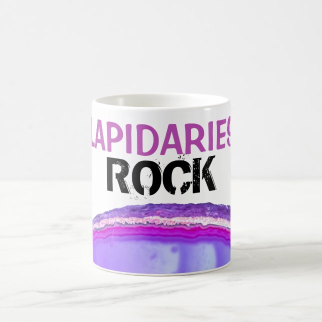 Taza De Café *~* LAPIDARIOS PIEDRAS ROCAS Cristales de ácaros l (Centro)