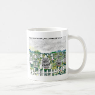 Taza De Café Lápidas Extrañas Regalos y Coleccionables de Dibuj