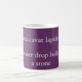 Taza De Café Lapidem del cavat del Gutta