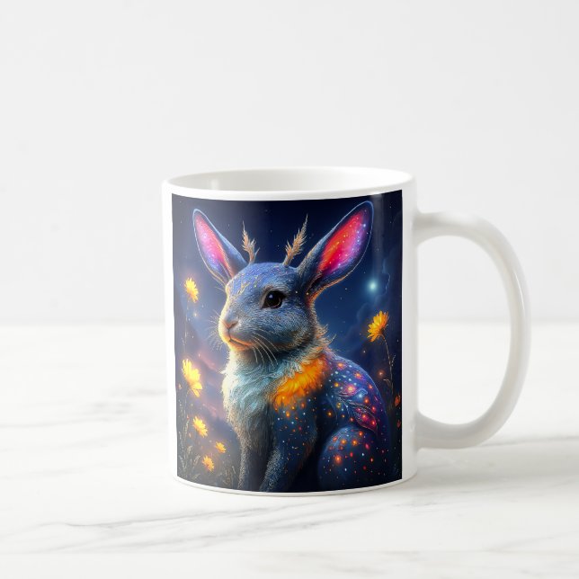 Taza De Café Lapin lumineux féerique (Derecha)