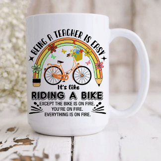 Taza De Café lápiz arco iris Apreciación del profesor, profesor