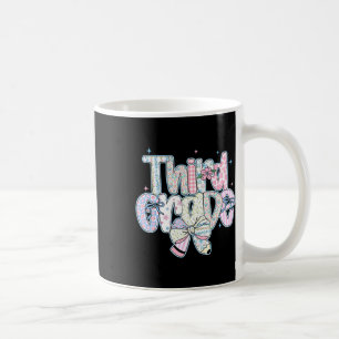Taza De Café Lápiz Coquette Preppy de Regreso a Clases de Terce