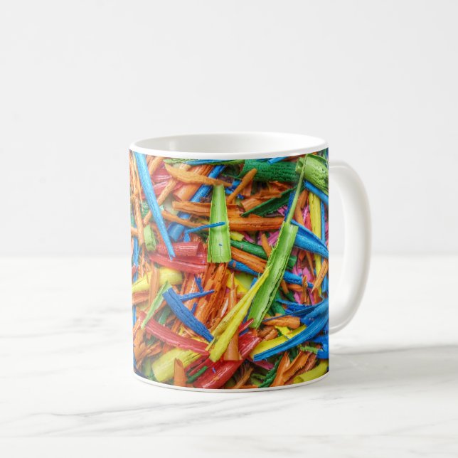 Taza De Café Lápiz de cera Art 1 Mug (Anverso derecho)
