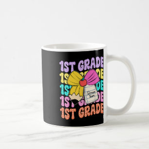 Taza De Café Lápiz de primer grado de Dream Team vuelve a la es