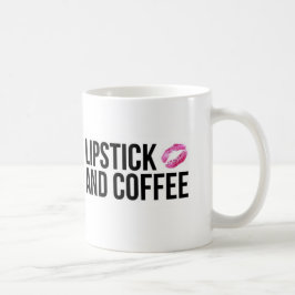 Taza De Café Lápiz labial y café
