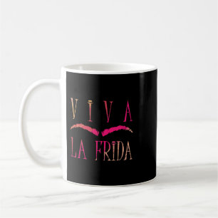 Taza De Café Larga vida a Frida Kahlo Pinturas Mexicanas Pintur