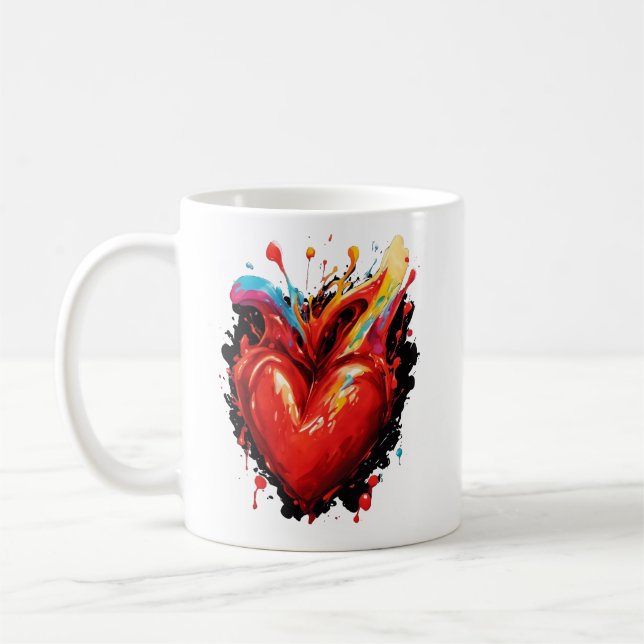 Taza De Café Lárgate Con Tu Mug Cardíaca (Izquierda)