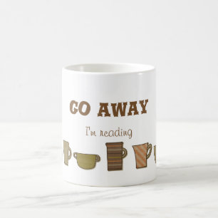 Taza De Café Lárgate, estoy leyendo libros de café té