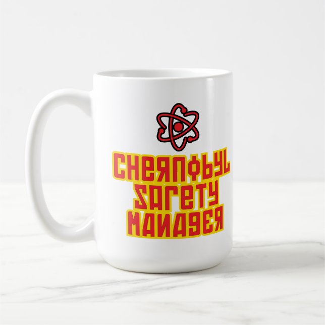Taza De Café Large Mug - Chernobyl Safety Manager (Izquierda)