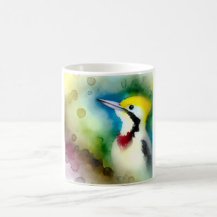 Taza De Café Large Sultans Woodpecker 010924AREF125 - Watercolo