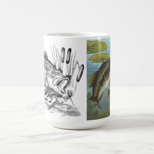 Taza De Café Largemouth Bass (Centro)