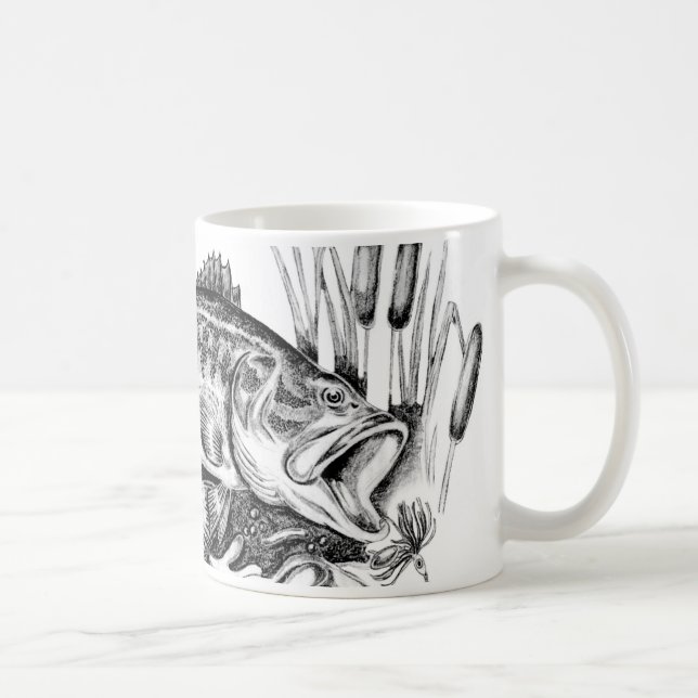 Taza De Café Largemouth bass (Derecha)