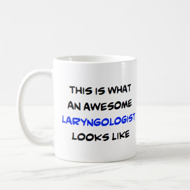 Taza De Café laringólogo, increíble (Izquierda)