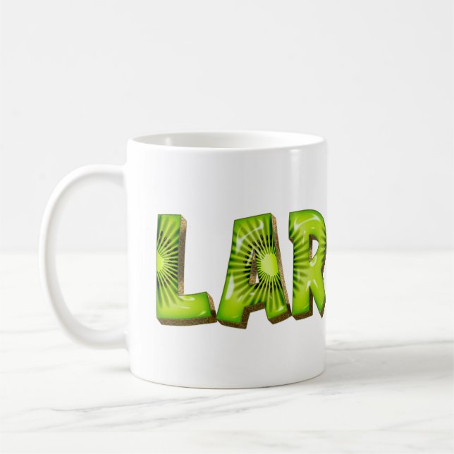 Taza De Café Larissa Name Kiwi Style Tasse Teetasse Kaffeetasse (Izquierda)