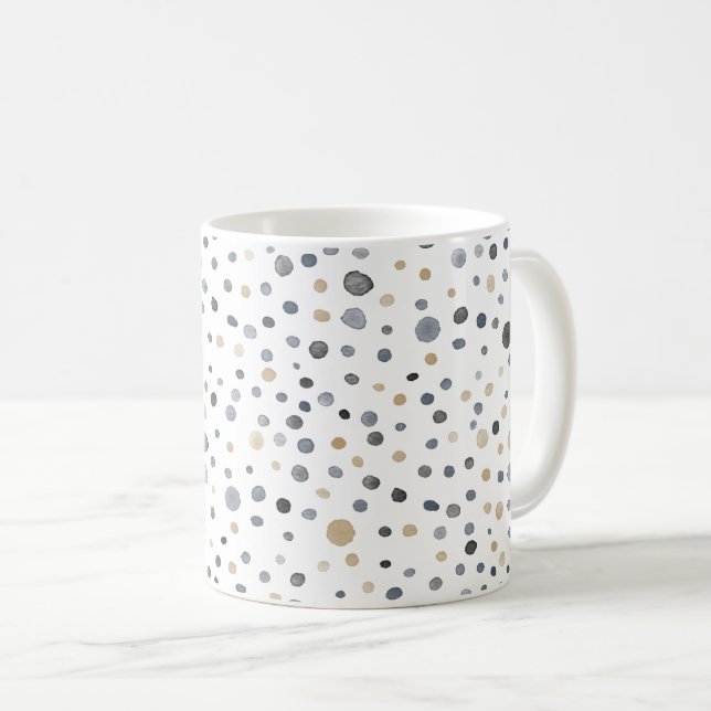 Taza De Café Lars Confetti Water Dots Classic Mug (Anverso derecho)