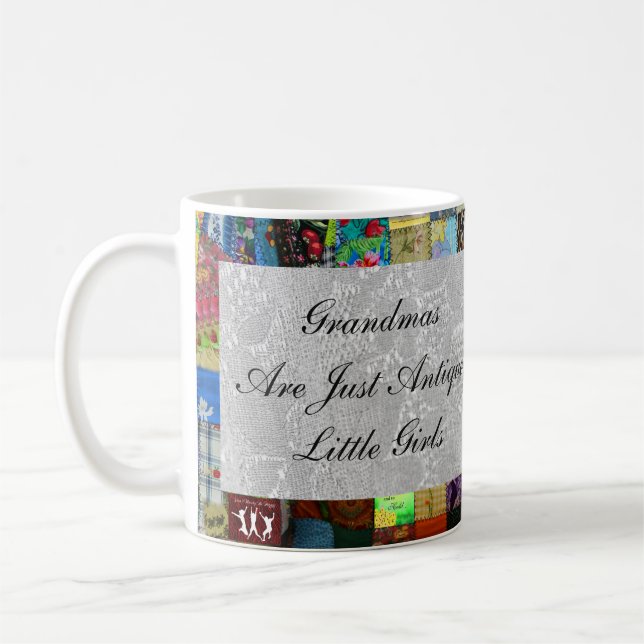 TAZA DE CAFÉ LAS ABUELAS SON APENAS NIÑAS ANTIGUAS (Izquierda)