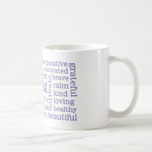 Taza De Café Las afirmaciones positivas SOY declaraciones