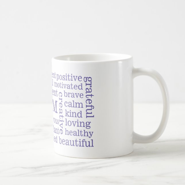 Taza De Café Las afirmaciones positivas SOY declaraciones (Derecha)