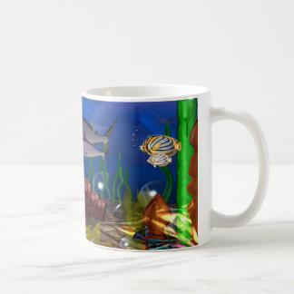 Taza De Café Las agujas escuchan la música submarina del