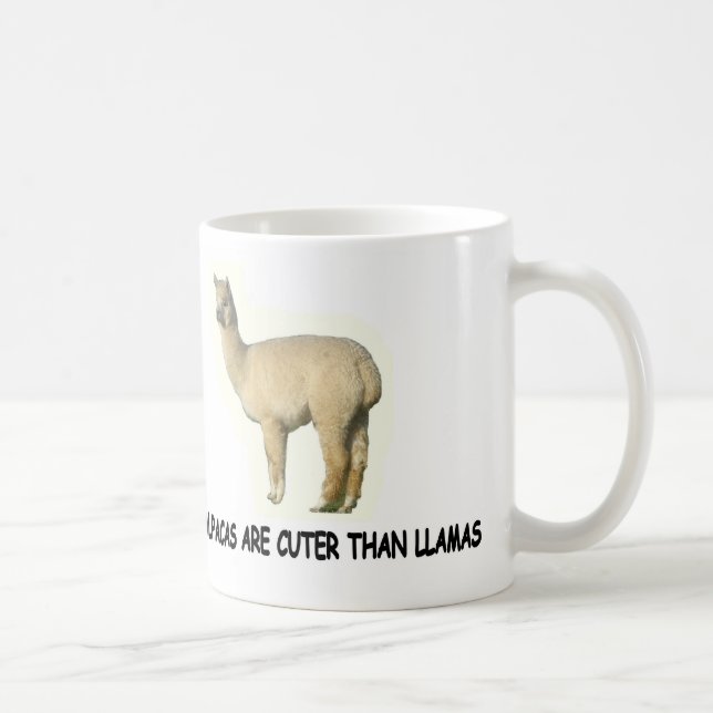 Taza De Café Las alpacas son más cortas que las llamas (Derecha)