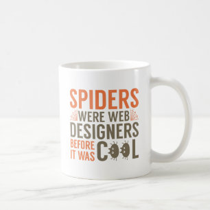 Taza De Café Las arañas eran diseñadoras web