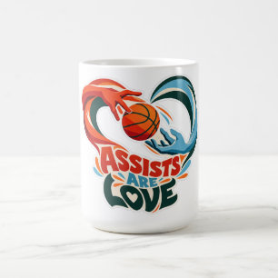 Taza De Café Las asistencias son amor trabajo en equipo de balo