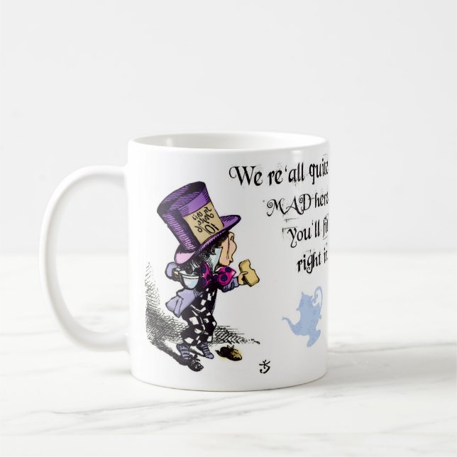 Taza De Café Las aventuras de Alicia en el país de las (Izquierda)