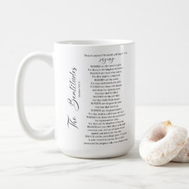 Taza De Café Las Bestias Mateo 5:2-12 Escritura Biblia