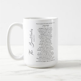 Taza De Café Las Bestias Mateo 5:2-12 Escritura Biblia