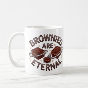 Taza De Café Las Brownias Son Un Diseño Eterno Para Los Amantes