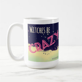 Taza De Café Las brujas son una locura (rosa)