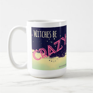 Taza De Café Las brujas son una locura (rosa)