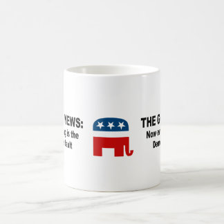 Taza De Café Las buenas noticias - ahora todo es la f del