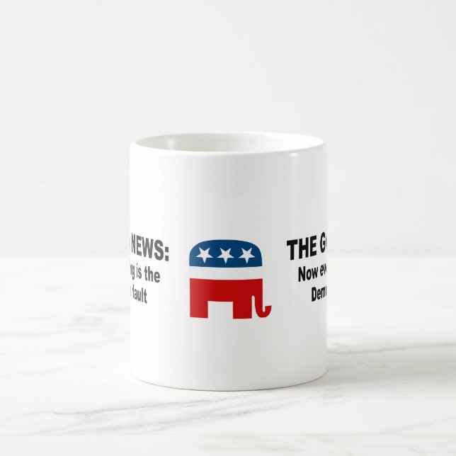 Taza De Café Las buenas noticias - ahora todo es la f del (Centro)