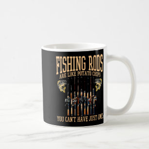Taza De Café Las cañas de pescar son como las fichas de Tato no