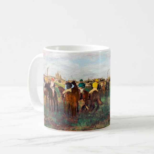 Taza De Café Las carreras de caballos, Edgar Degas (Anverso izquierdo)