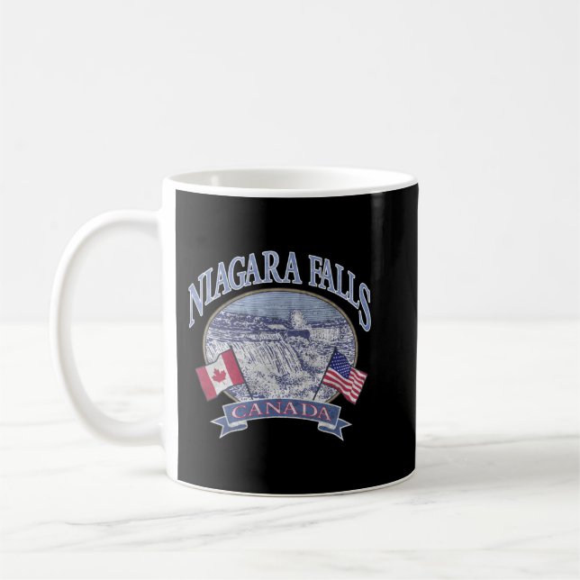 Taza De Café Las cataratas de la Americana Niagara Escena Canad (Izquierda)