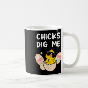 Taza De Café Las Chicas Me Encantan Divertida Pascua Para Los N
