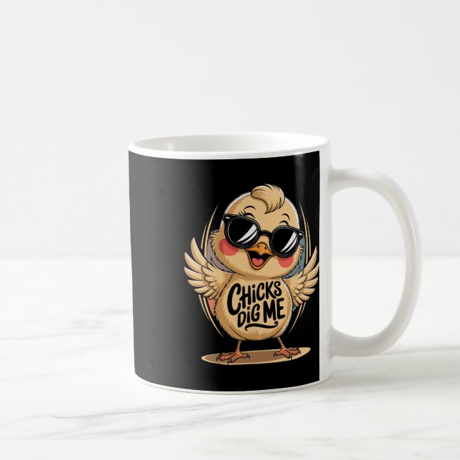 Taza De Café Las Chicas Me Encantan El Día De Pascua Para Los H (Derecha)