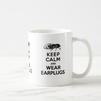 Taza De Café ¡Las CIGARRAS están aquí! Mantenga los auriculares