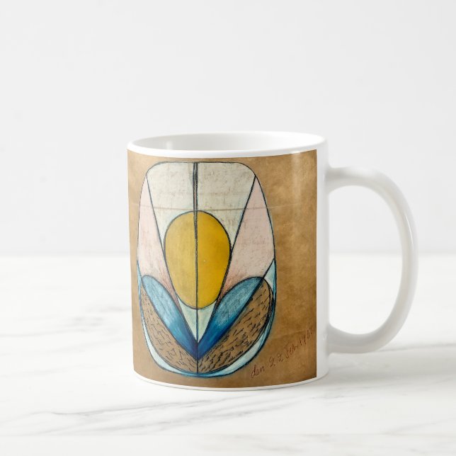 Taza De Café Las Cinco, Sin título de Hilma af Klint  (Derecha)