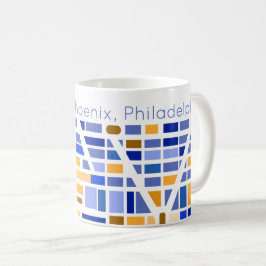 Taza De Café Las ciudades de mapas urbanos vivieron un nuevo Gu