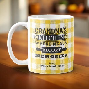 Taza De Café Las comidas de la abuela se convierten en Recuerdo