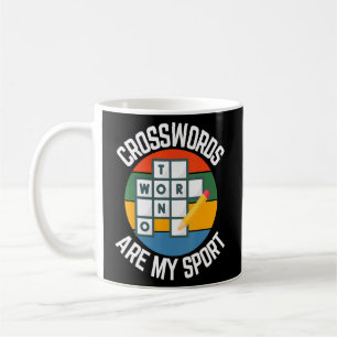 Taza De Café Las Crosswords Son Mis Deportes, Los Fans Del Puzz