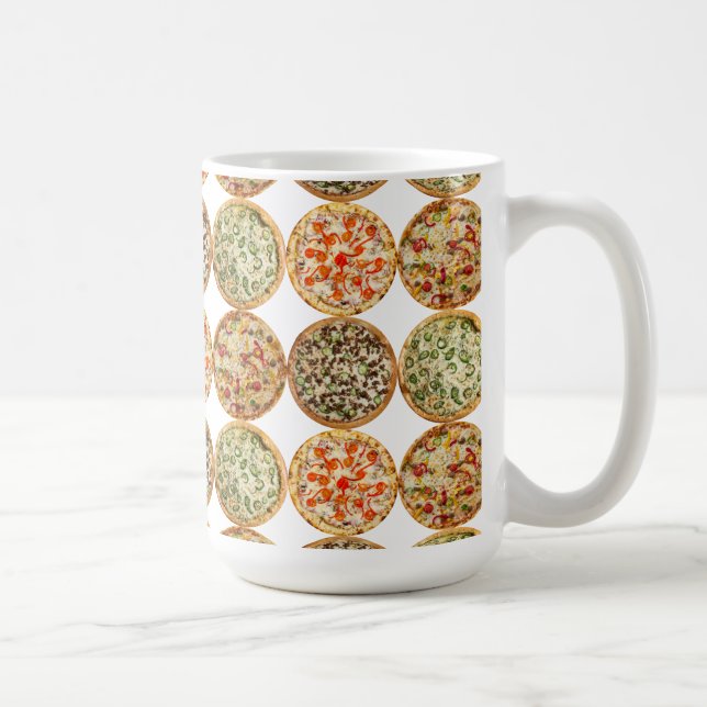 Taza De Café Las delicias de la pizza (Derecha)