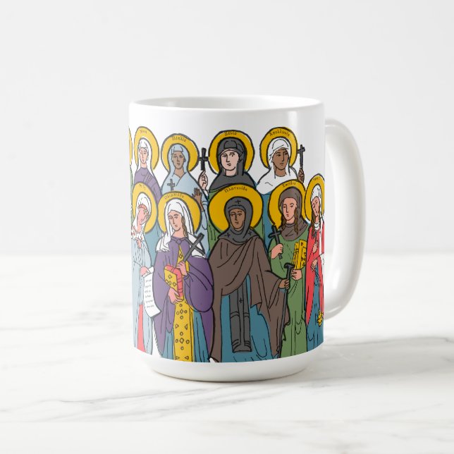 Taza De Café Las desaconess adoradas por Dios (Anverso derecho)